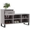 Elegant Grey Sonoma Shoe Cabinet - 102x36x60 cm | Hipomarket