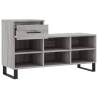 Elegant Grey Sonoma Shoe Cabinet - 102x36x60 cm | Hipomarket