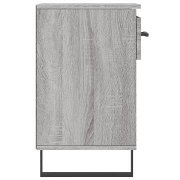 Elegant Grey Sonoma Shoe Cabinet - 102x36x60 cm | Hipomarket