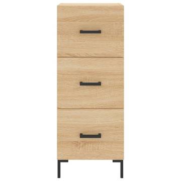 Stylish Highboard Sonoma Oak - 34.5x34x180 cm | HipoMarket