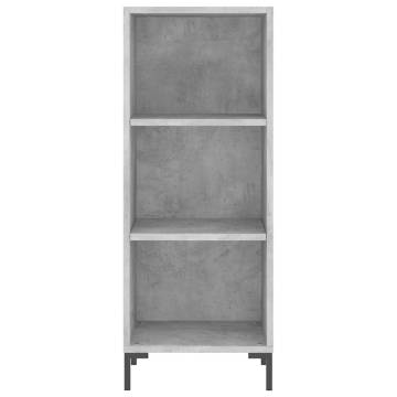 Elegant Highboard Concrete Grey - Stylish Storage Solution