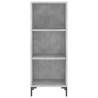 Elegant Highboard Concrete Grey - Stylish Storage Solution