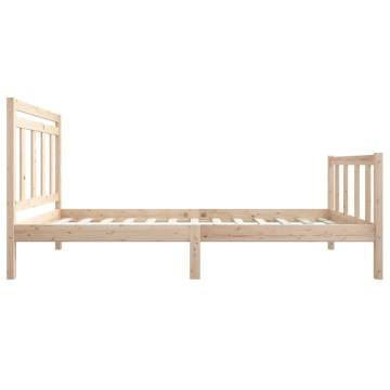 Single Solid Wood Bed Frame 90x190 cm - Stylish & Durable