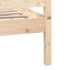 Single Solid Wood Bed Frame 90x190 cm - Stylish & Durable