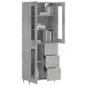 Highboard Concrete Grey - Stylish Storage Solution | HipoMarket