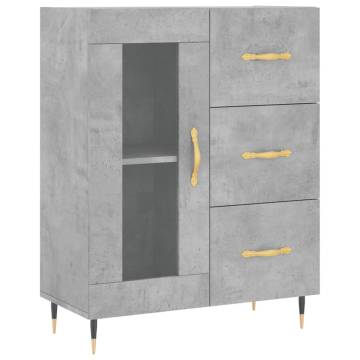 Highboard Concrete Grey - Stylish Storage Solution | HipoMarket