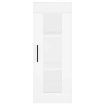 Stylish Highboard White 34.5x34x180 cm | HipoMarket