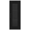 Highboard Black 34.5x34x180 cm - Stylish & Durable Storage