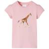 Kids' T-shirt Light Pink 104 Colour pink Size 104 (3-4y) 