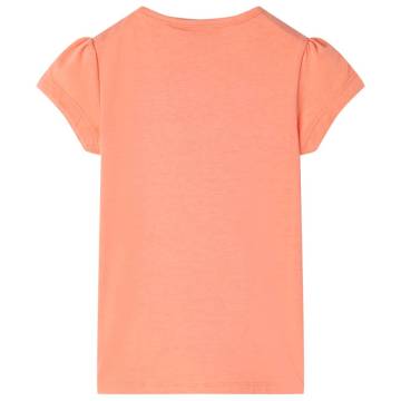 Kids' T-shirt Neon Orange 128 | Bright & Fun Apparel