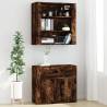 Stylish Highboard in Smoked Oak - Hipomarket