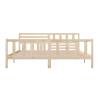 Solid Wood Bed Frame 200x200 cm - Timeless Design