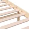 Solid Wood Bed Frame 200x200 cm - Timeless Design