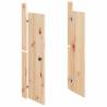 Elegant Outdoor Kitchen Doors - Solid Pine Wood (2 pcs)