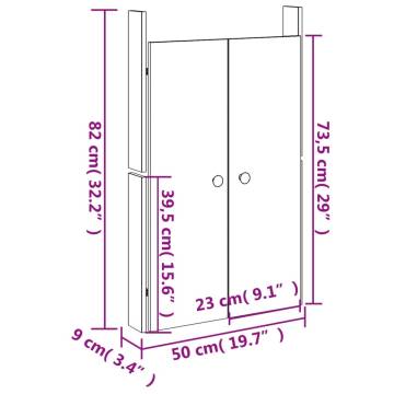 Elegant Outdoor Kitchen Doors - Solid Pine Wood (2 pcs)