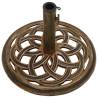 Bronze Umbrella Base 44x44x31 cm - Sturdy Cast Iron Support