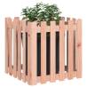 Garden Planter with Fence Design 60x60x60 cm - Hipomarket