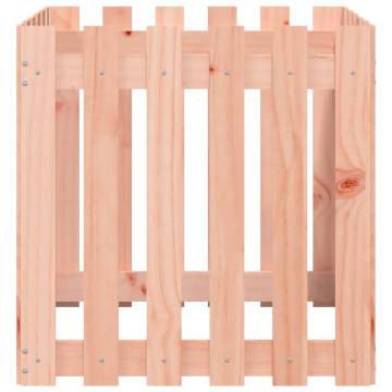 Garden Planter with Fence Design 60x60x60 cm - Hipomarket