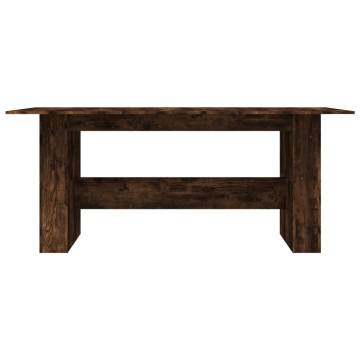 Stylish Smoked Oak Dining Table - 180x90 cm | Hipo Market