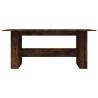 Stylish Smoked Oak Dining Table - 180x90 cm | Hipo Market