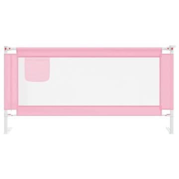 Toddler Safety Bed Rail Pink 180x25 cm - Hipomarket