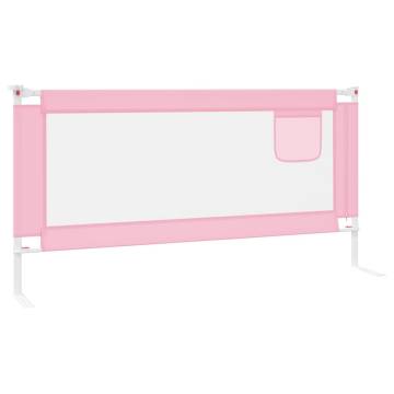 Toddler Safety Bed Rail Pink 180x25 cm - Hipomarket