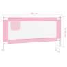 Toddler Safety Bed Rail Pink 180x25 cm - Hipomarket