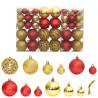 Christmas Baubles 100 pcs Gold and Wine Red 3 / 4 / 6 cm Colour red and gold Quantity in Package 100 