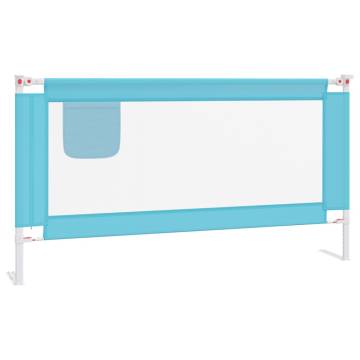 Toddler Safety Bed Rail Blue - Durable & Easy to Clean