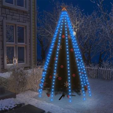 250 cm Blue Christmas Tree Net Lights - 250 LEDs