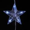 LED Star Curtain Fairy Lights 200 LEDs - Blue 8 Functions