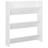 Wall Shoe Cabinet White 80x18x90 cm - Organise Your Shoes