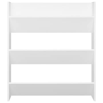 Wall Shoe Cabinet White 80x18x90 cm - Organise Your Shoes