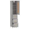 Elegant Highboard Grey Sonoma | 34.5x34x180cm | HipoMarket