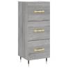 Elegant Highboard Grey Sonoma | 34.5x34x180cm | HipoMarket