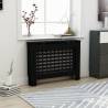 Radiator Cover Black 112x19x81.5 cm MDF Colour black Size 112 x 19 x 81.5 cm Quantity in Package 1 