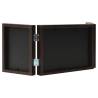 Trifold Photo Frame Collage Dark Brown - Stylish Display