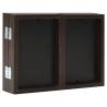 Trifold Photo Frame Collage Dark Brown - Stylish Display