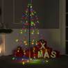 Christmas Cone Tree 160 LEDs Indoor and Outdoor 78x120 cm Colour multicolour Size 120 x 78 cm Quantity in Package 1 Number of Branch Tips 