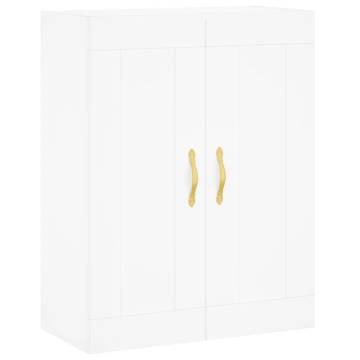 Highboard White 69.5x34x180 cm - Stylish & Durable Storage