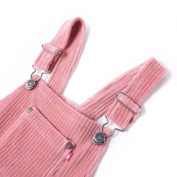 Kids' Overall Dress Corduroy Light Pink | HipoMarket