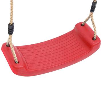 Red Swing Seat for Children - Fun & Safe Garden Swing