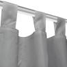 Micro-Satin Curtains 2 pcs 140x225 cm Grey | HipoMarket