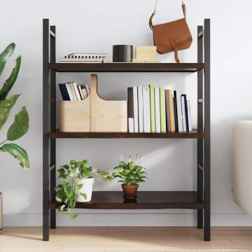 Dark Brown Wall Shelf - Solid Oak - 80x40 cm | Hipomarket