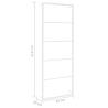 Towel Rack White 45x10x115 cm Steel - Stylish & Durable