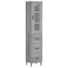 Highboard Grey Sonoma - Stylish Engineered Wood Storage