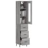 Highboard Grey Sonoma - Stylish Engineered Wood Storage