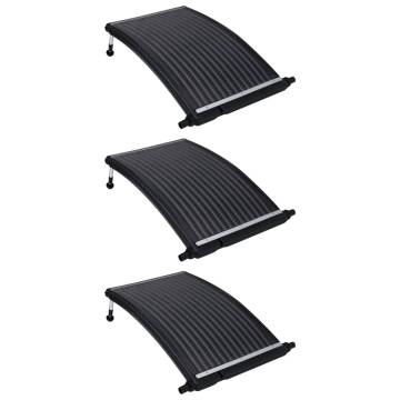 Curved Pool Solar Heating Panels - 3 pcs | Hipomarket