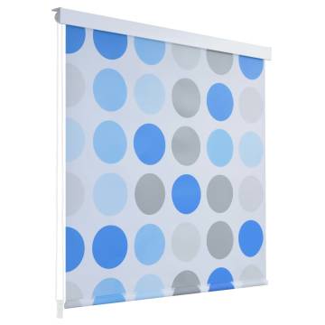 Shower Roller Blind 120x240 cm Circle - Stylish Bathroom Solution