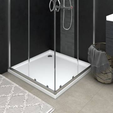 Square ABS Shower Base Tray 90x90 cm - Modern Bathroom Essential